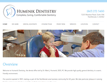 Tablet Screenshot of humenikdentistry.com